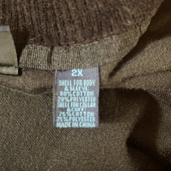 Westbound Woman black zippered jacket with front pockets. Size 16 - Picture 8 of 8